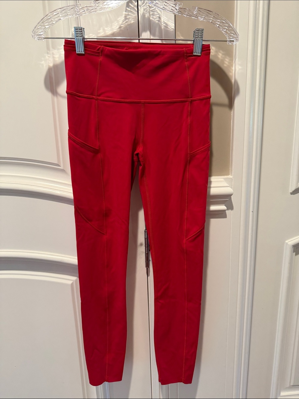 lululemon athletica Bright Red High-Rise Pocket Leggings